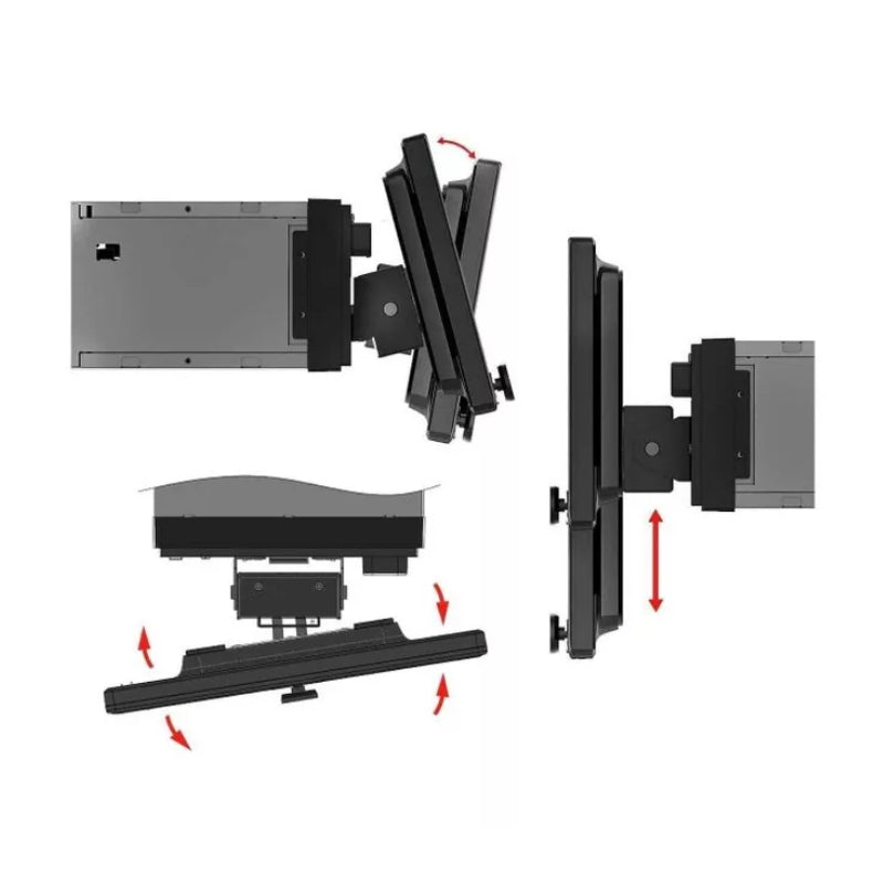 Power Acoustik CPAA-70D10MW 2-DIN 10.6" Floating HD Touchscreen Display Digital Multimedia Video Receiver