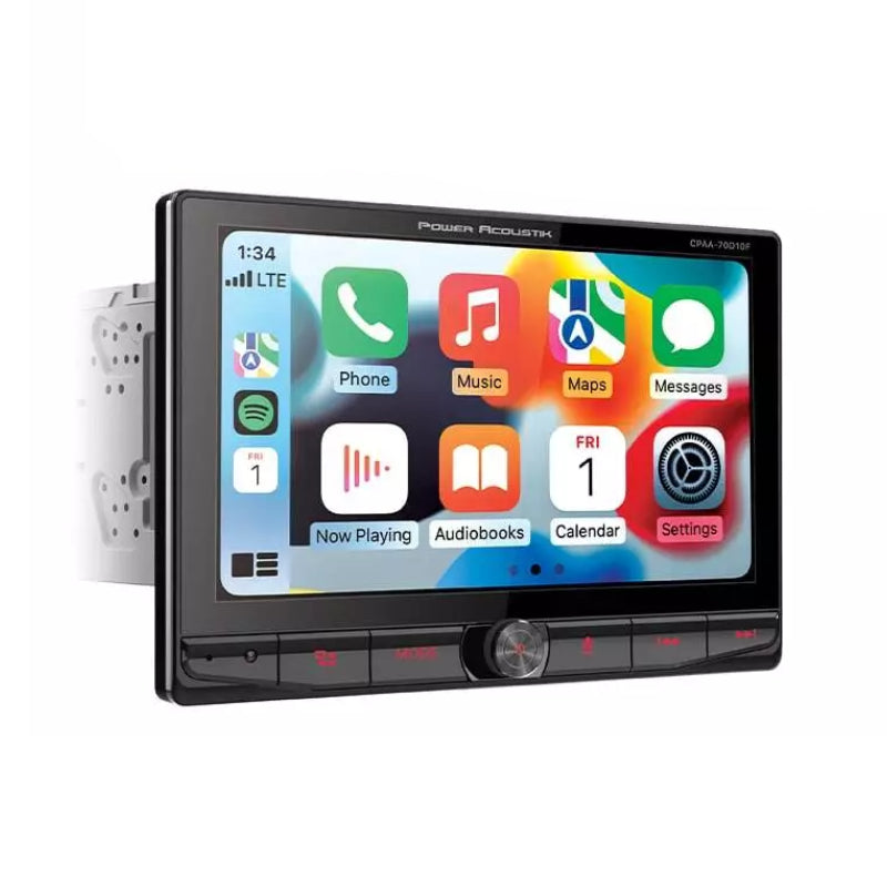 Power Acoustik CPAA-70D10MW 2-DIN 10.6" Floating HD Touchscreen Display Digital Multimedia Video Receiver