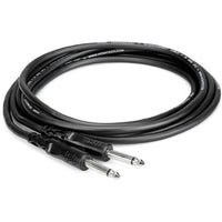 Thumbnail for Hosa CPP-101 Interconnect Cable - 1/4-inch TS Male to 1/4-inch TS Male - 1 foot
