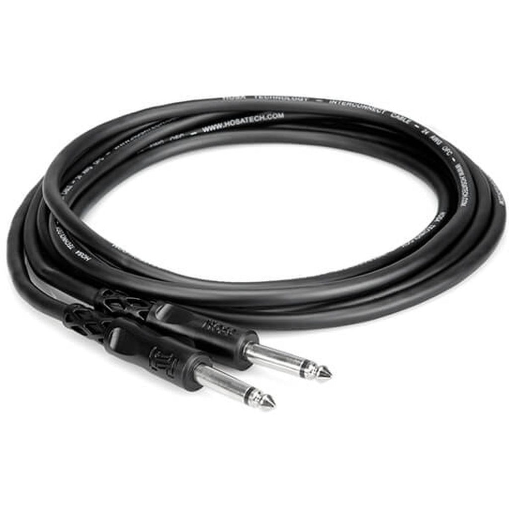 Hosa CPP-103 Interconnect Cable - 1/4-inch TS Male to 1/4-inch TS Male - 3 foot