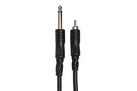 Thumbnail for Hosa CPR-103R Interconnect Cable Right-angle 1/4-inch TS Male to RCA Male 3 foot