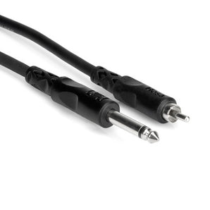 Hosa CPR-110 Interconnect Cable - 1/4-inch TS Male to RCA Male - 10 foot