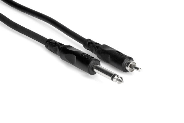 Hosa CPR-110 Interconnect Cable - 1/4-inch TS Male to RCA Male - 10 foot