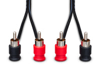 Thumbnail for Hosa CRA-202RR Stereo Interconnect Dual Right Angle RCA to Dual Right Angle RCA Cable - 6 foot