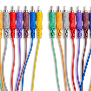 Hosa CRA-802 8-channel RCA Male Snake - 6.6'