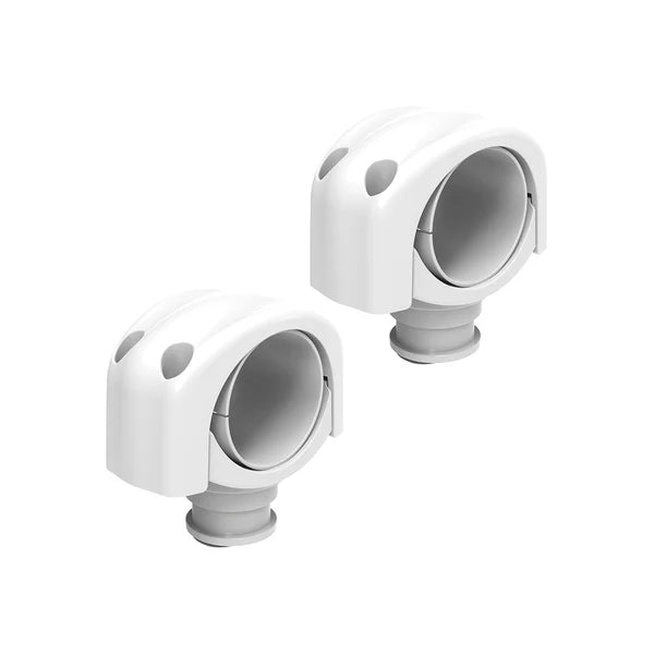Cerwin Vega CS25W 2.5"-3.25" Pod/Canister White Clamps (Pair)