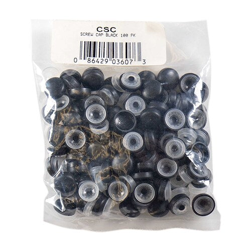 Install Bay CSC Camouflage Screw Top Black - Package of 100