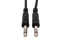 Thumbnail for Hosa CSS-110R Balanced Interconnect Cable - 1/4-inch TRS Male to Right Angle 1/4-inch TRS Male - 10 foot