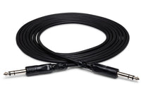 Thumbnail for Hosa CSS-115R Balanced Interconnect Cable - 1/4-inch TRS Male to Right Angle 1/4-inch TRS Male - 15 foot