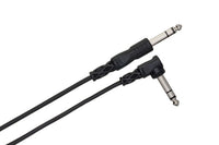 Thumbnail for Hosa CSS-103RR Balanced Interconnect Cable - Right Angle 1/4-inch TRS Male to Right Angle 1/4-inch TRS Male - 3 foot