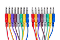 Thumbnail for Hosa CSS-803 8-channel 1/4-inch TRS Male Snake - 9.9 foot