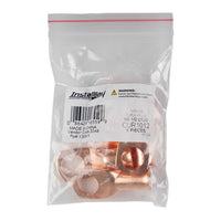 Thumbnail for Install Bay CUR1012 Copper Uninsulated Ring Terminal 1/0 Gauge 1/2