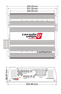 Thumbnail for Cerwin Vega CVPRO2K4 CVPRO Series 4-Channel Full Range Class D Amplifier 2000W