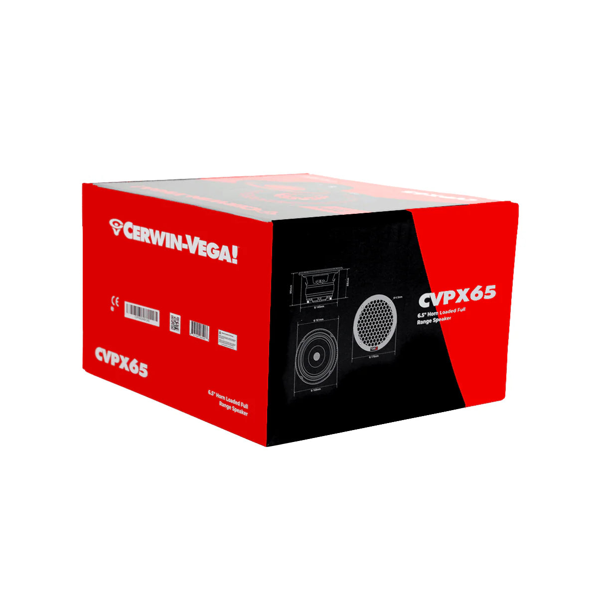 Cerwin Vega CVPX65 CVPX Series 6.5" 2-Way Full Range Speaker w/Horn Tweeter