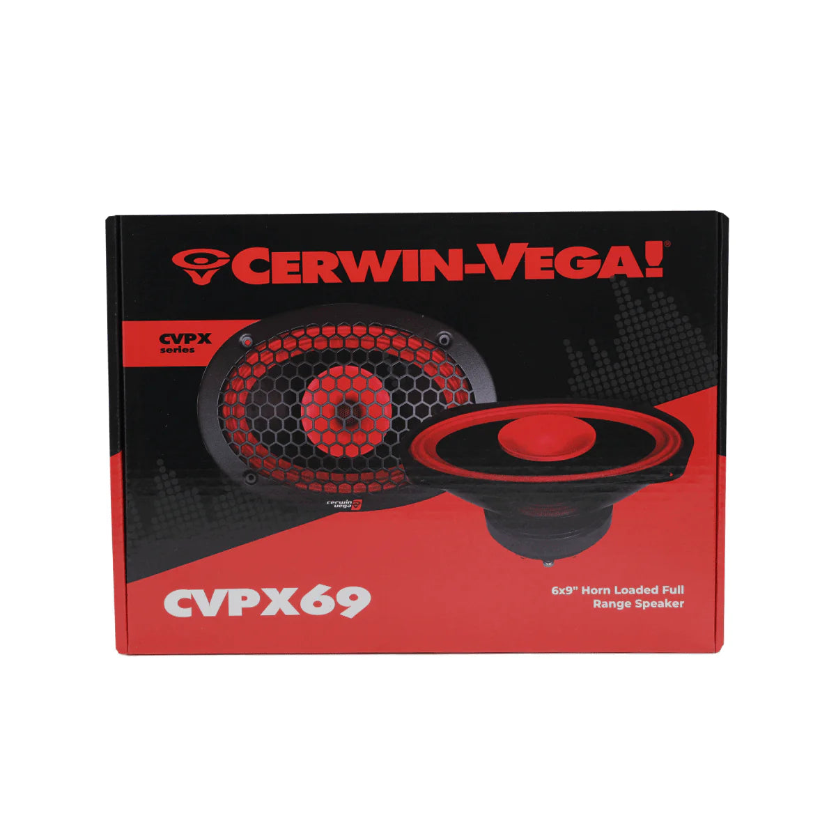 Cerwin Vega CVPX69 CVPX Series 6"x9" 2-Way Full Range Speaker w/Horn Tweeter