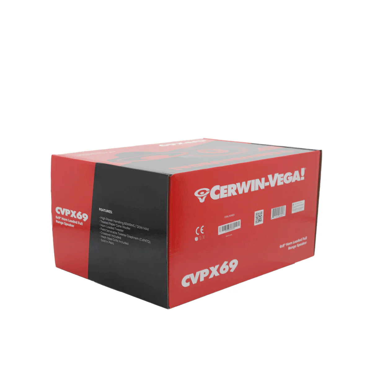 Cerwin Vega CVPX69 CVPX Series 6"x9" 2-Way Full Range Speaker w/Horn Tweeter