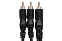 Thumbnail for Hosa CYA-103 Y Cable - RCA Male to Dual RCA Male - 3 foot