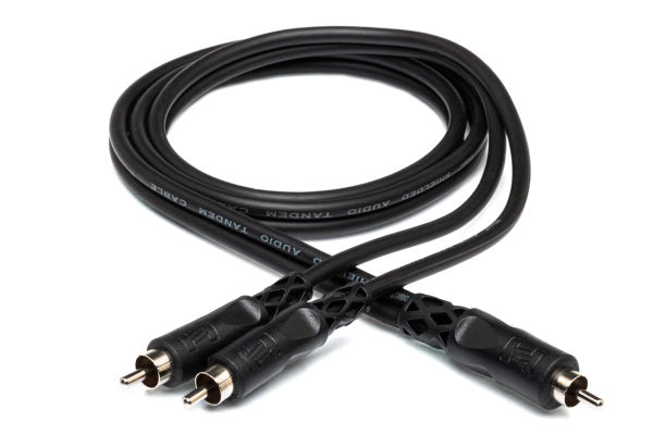 Hosa CYA-103 Y Cable - RCA Male to Dual RCA Male - 3 foot