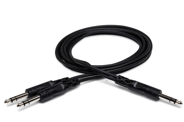 Hosa CYS-105 Y Cable - 1/4-inch TRS Male to Dual 1/4-inch TRS Male - 5 foot