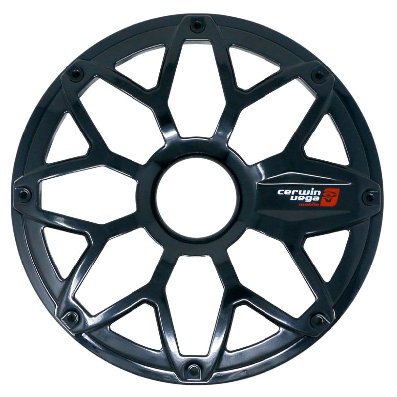 Cerwin Vega SM8FBB RPM Stroker 8" Flush Mount Speaker Grill, Steel With Powder Coating, Pair (Black)