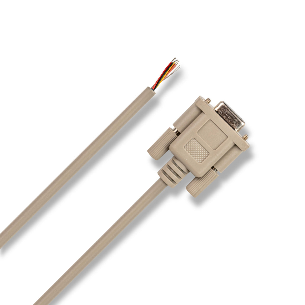 Hosa DBK-102B-BULK DB9 Serial Female to Bare Wire Cable - Integrate RS-232/DE9 Devices - 3-Foot