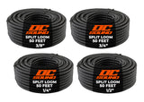 dc-sound-4-pack-split-wire-loom-tubing-50-ft-sleeves