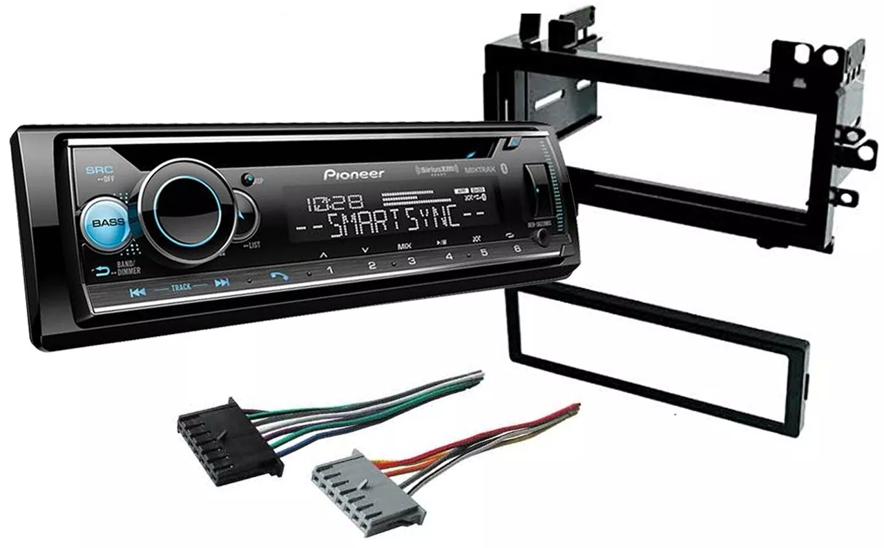 Pioneer DEH-S6220BS In-Dash CD/DM Bluetooth & Kit Fit 1993-02 select Jeep Vehicles