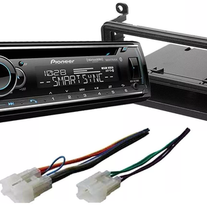 Pioneer DEH-S6220BS 1-DIN In-Dash CD/DM Bluetooth & Kit Fit 2001-2005 Toyota RAV4