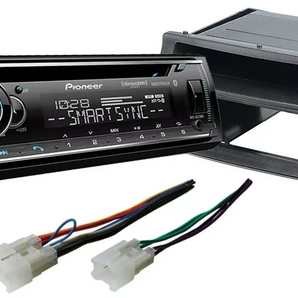 Pioneer DEH-S6220BS 1-DIN In-Dash CD/DM Bluetooth & Kit Fit 2003-2008 Toyota Corolla