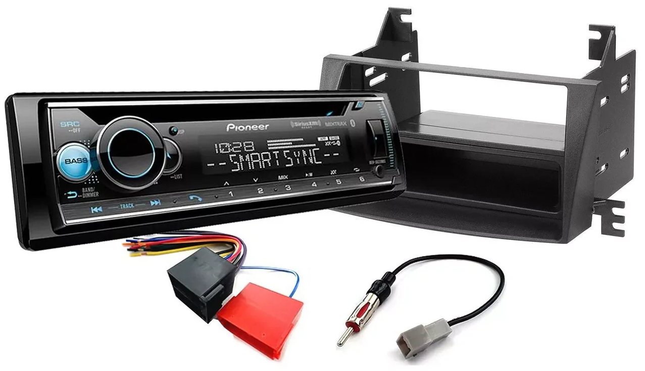 Pioneer DEH-S6220BS 1-DIN In-Dash CD/DM Bluetooth & Kit Fit 2009-2010 Hyundai Sonata