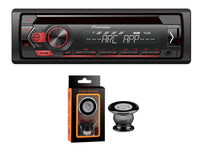 Thumbnail for Pioneer DEH-S1200UB Single 1 DIN CD MP3 Player & magnetic phone holder