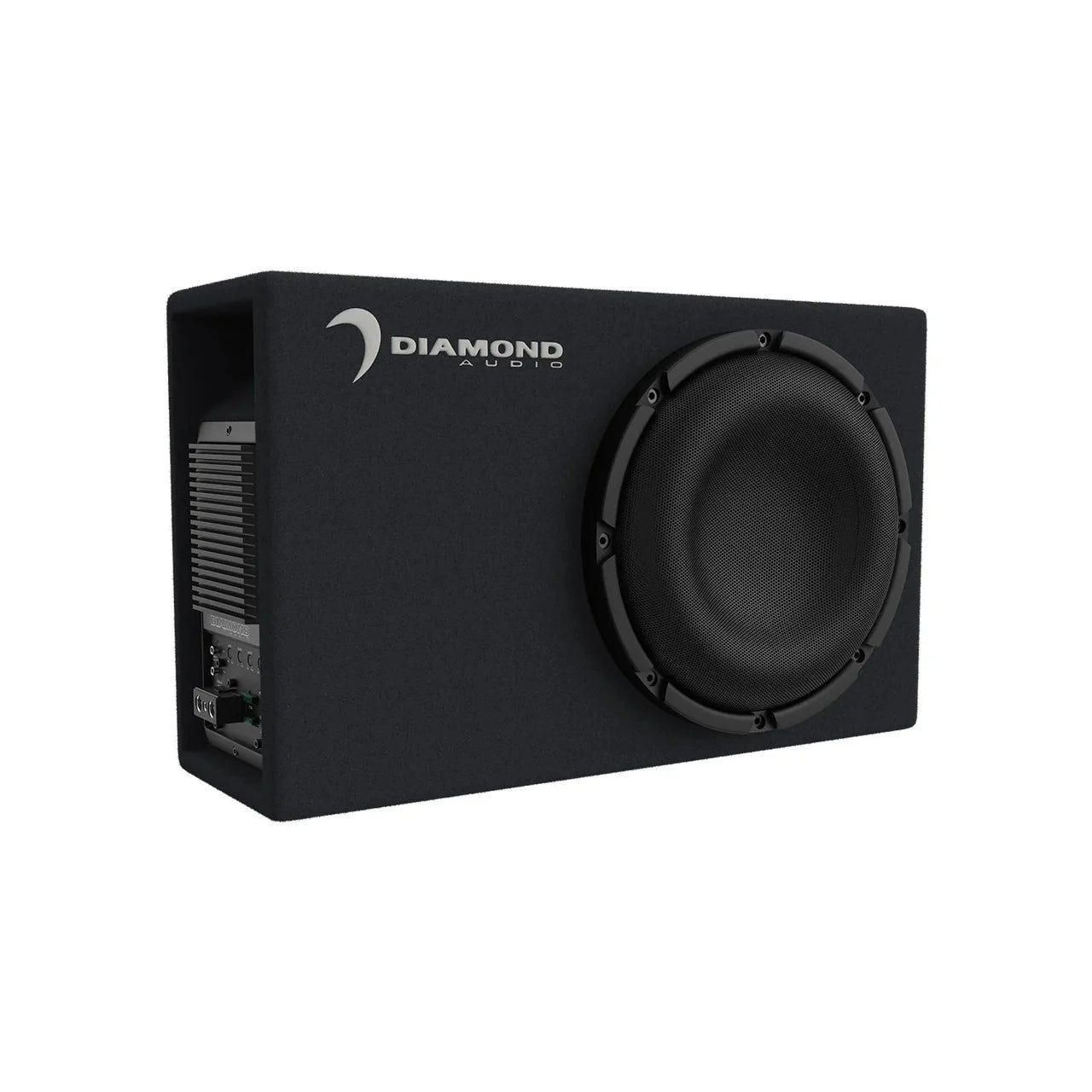 Diamond Audio DESMB8A 8" 2 Ohm 250W RMS Power Handling Active Subwoofer Enclosure