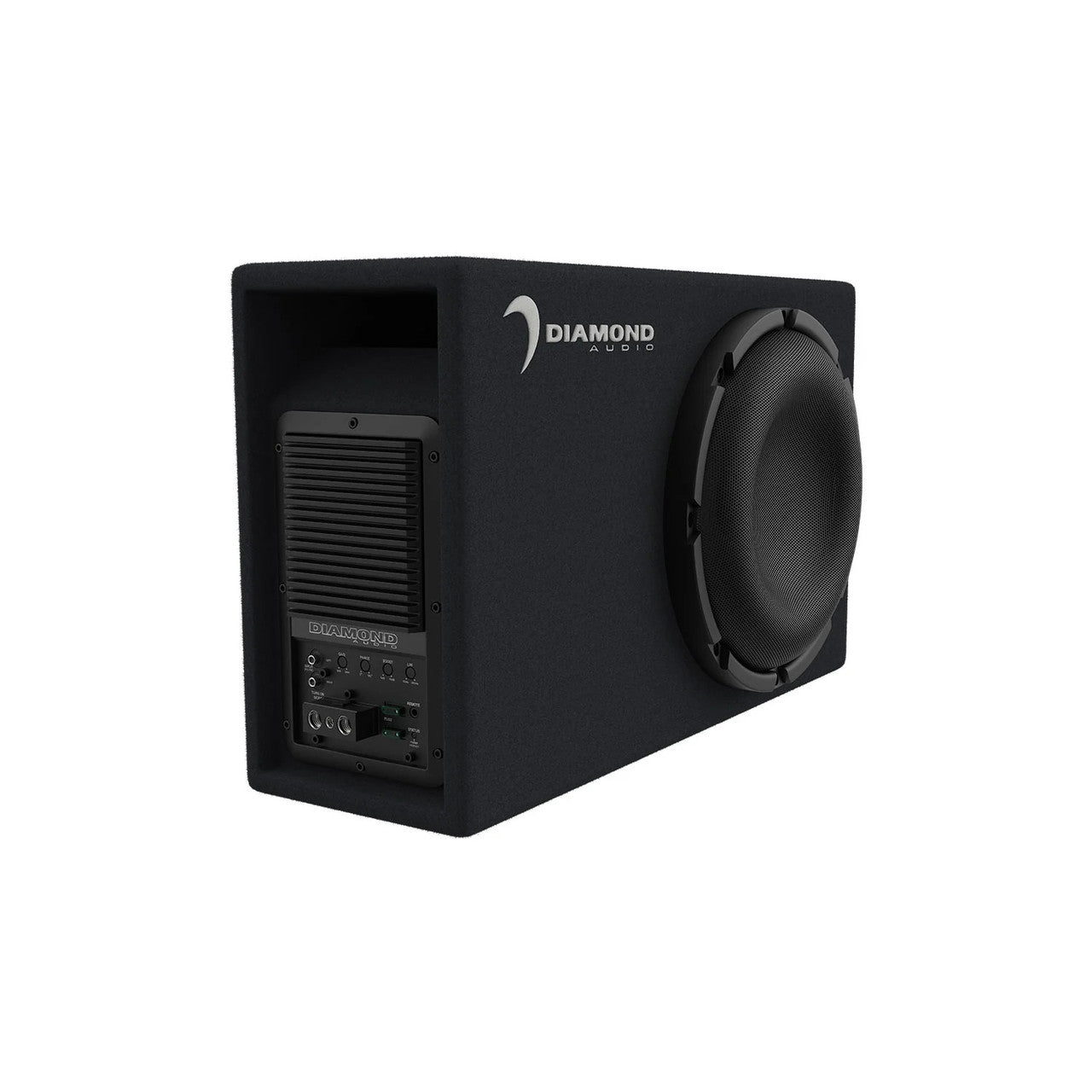 Diamond Audio DESMB10A 10" 2 Ohm 400W RMS Power Handling Slot Vented Active Subwoofer Enclosure