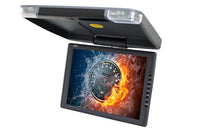 Thumbnail for Absolute DFL-1100IRG 11-Inch Gray Flip Down Monitor with DVD Player SD/USB