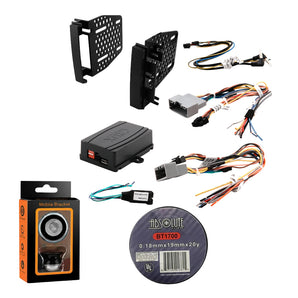 Crux DKCR-59K Radio Replacement with Steering Wheel Retention and Dash Kit for Chrysler, Dodge & Jeep Vehicles
