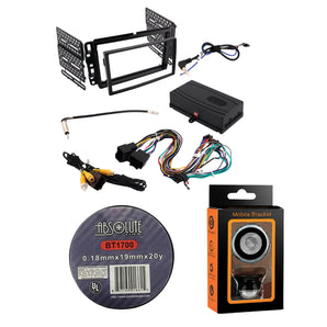 Crux DKGM-16  OnStar Radio Replacement interface w/ SWC Retention, & Double Din Dash Kit for Select GM LAN-29 Bit Vehicles 2006 – 2017