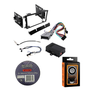 Crux DKGM-48D Radio Replacement w/ SWC Retention and Double DIN Dash Kit for GM Class II Vehicles 2003 – 2013