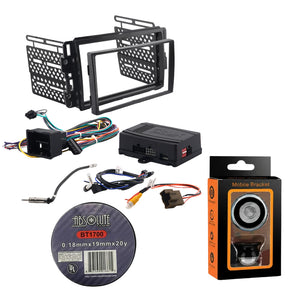Crux DKGM-49A Radio Replacement w/ SWC Retention and Dash Kit for GM LAN 29 Bit Trucks & SUV’s 2012-2014