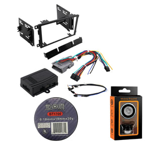 Crux DKGM-C2D Radio Replacement with Double DIN Dash Kit for GM Class II Vehicles 2002 – 2013