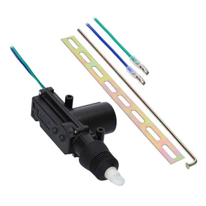 Install Bay DLA Door Lock Actuator 2 Wire assembly including actuator and connector wires.