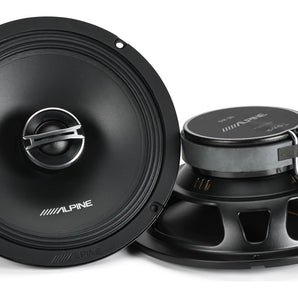 Alpine DM-65C-G 6.5" Component Speaker + DM-65-G 6.5" Coaxial Speakers Bundle