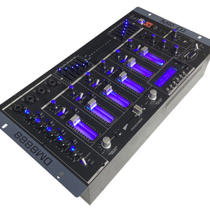 MR DJ DM8888 6 Channel 19" DJ Mixer Wireless Connection BT USB SD Slot & Audio Effect