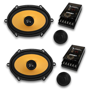 Diamond Audio DMDX68C 6x8" 2-Way Component Car Speakers 150W Max 4 Ohm