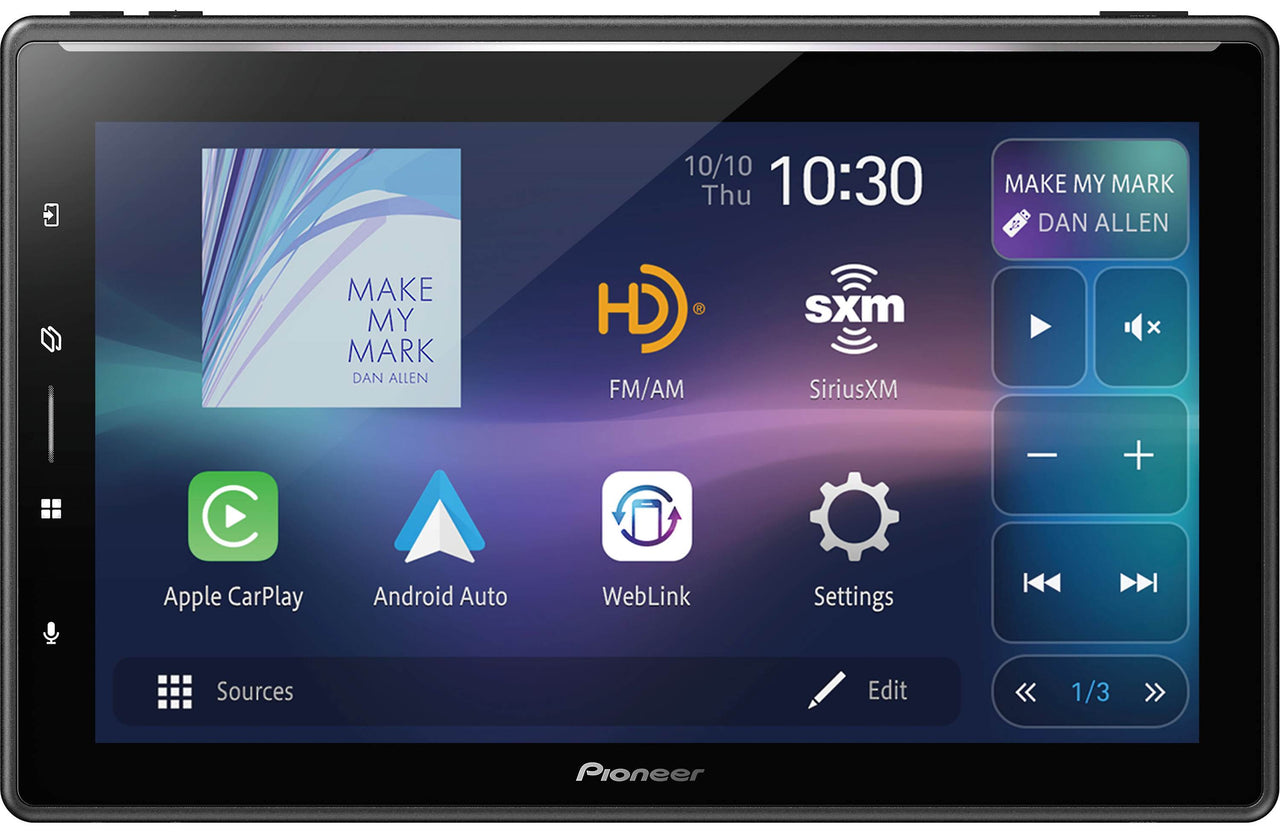 Pioneer DMH-WT6000NEX 10.1" HD Touchscreen Digital Multimedia Receiver