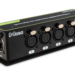 Hosa DNX-545F DMX Extender - 5-pin XLR Female to Ethernet/RJ45/Cat 5e, Cat 6, or Above