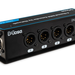 Hosa DNX-545M DMX Extender - 5-pin XLR Male to Ethernet/RJ45/Cat 5e, Cat 6, or Above