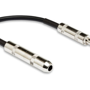 Hosa DOC-106 1/4" Male TRS to 1/4" Female TS Insert Adapter Cable