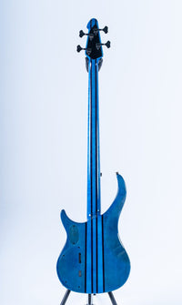 Thumbnail for Peavey Cirrus® 4 Flame Maple 35S Trans Blue 35S Bass Guitar