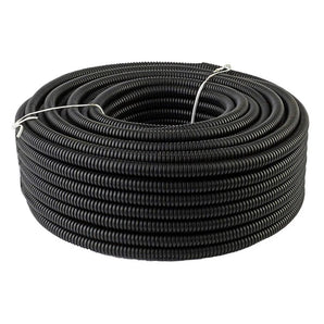MR DJ DSLT10 100' 1" 25mm Black Split Wire Loom Conduit Tubing Sleeve Tube