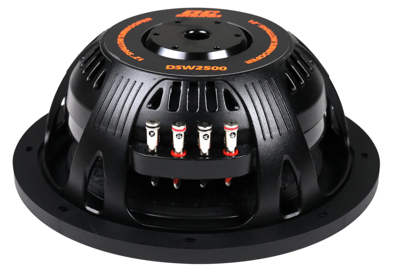 Alpine BBX-T600 600W 2 Ch Amplifier & DSW2500 12" Subwoofer & 4G Amp Kit